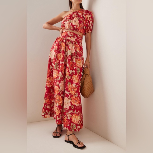 NWT Posse Raquel linen set - maxi skirt + top - size S - Picture 2 of 9